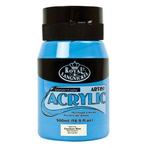 Farba akrylowa R&L 500ml, Niebieska jasna - Cerulean Blue